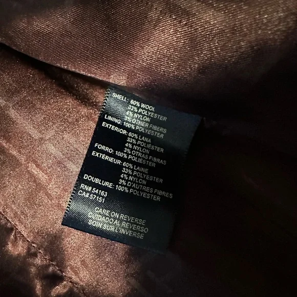 Tommy Hilfiger Navy Wool Peacoat - Picture 4 of 9